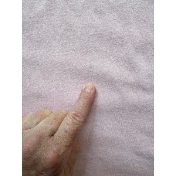 Victoria's Secret PINK Women's S Long Sleeve Shirt Dog Light Pink Strappy V-Neck - Picture 10 of 15